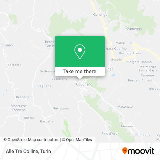 Alle Tre Colline map