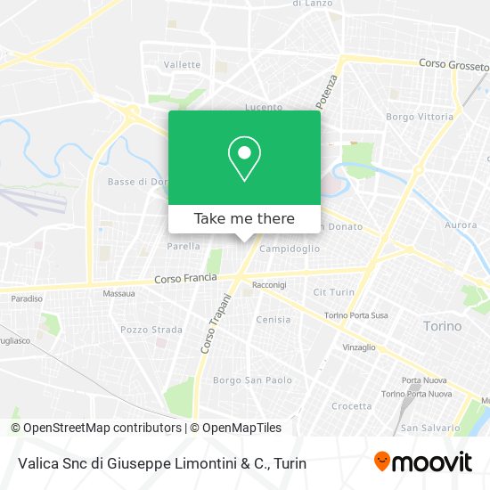 Valica Snc di Giuseppe Limontini & C. map