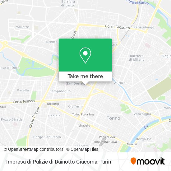 Impresa di Pulizie di Dainotto Giacoma map