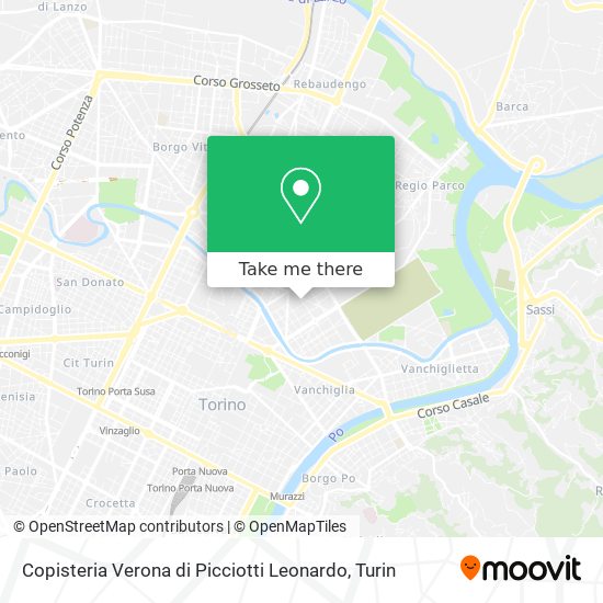 Copisteria Verona di Picciotti Leonardo map