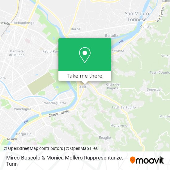 Mirco Boscolo & Monica Mollero Rappresentanze map