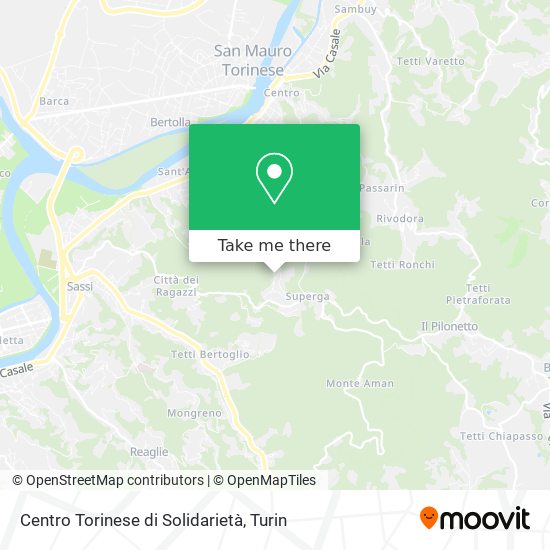 Centro Torinese di Solidarietà map