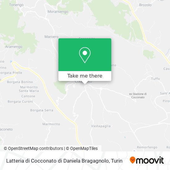 Latteria di Cocconato di Daniela Bragagnolo map