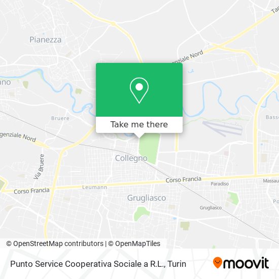 Punto Service Cooperativa Sociale a R.L. map