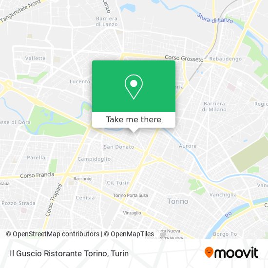 Il Guscio Ristorante Torino map