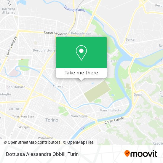 Dott.ssa Alessandra Obbili map