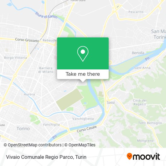 Vivaio Comunale Regio Parco map