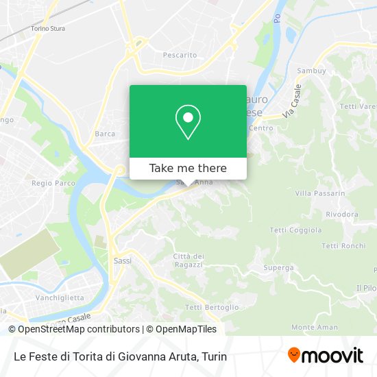Le Feste di Torita di Giovanna Aruta map