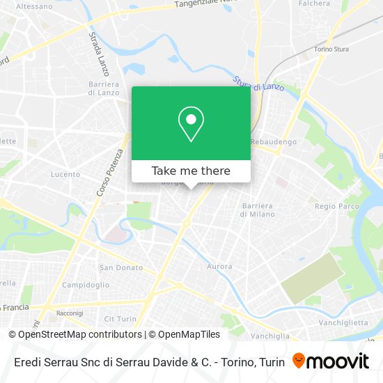 Eredi Serrau Snc di Serrau Davide & C. - Torino map