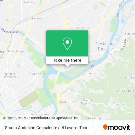 Studio Audenino Consulente del Lavoro map