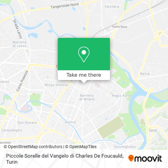 Piccole Sorelle del Vangelo di Charles De Foucauld map
