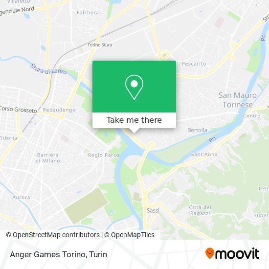 Anger Games Torino map