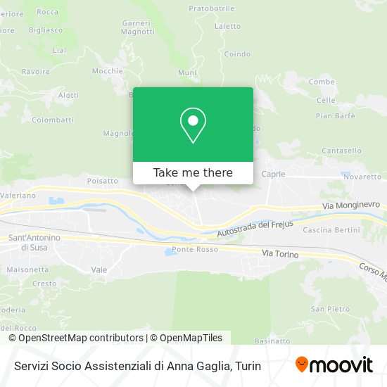 Servizi Socio Assistenziali di Anna Gaglia map