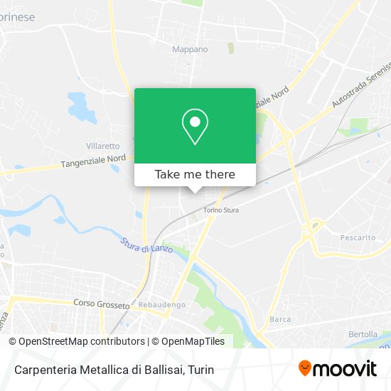 Carpenteria Metallica di Ballisai map