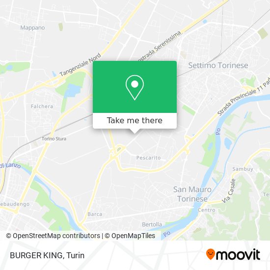 BURGER KING map