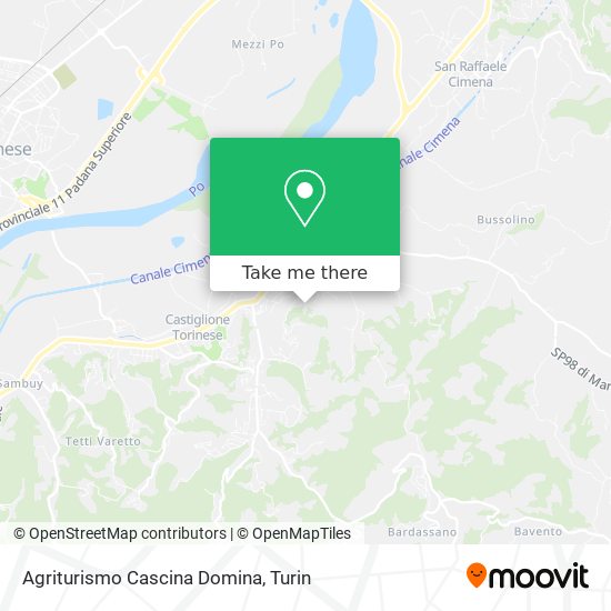 Agriturismo Cascina Domina map