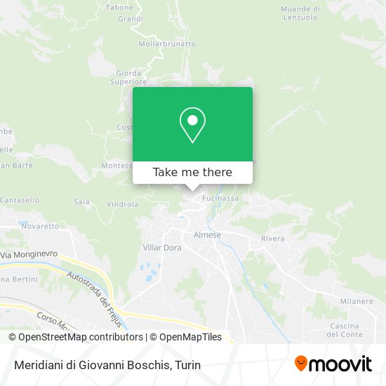 Meridiani di Giovanni Boschis map