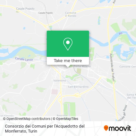 Consorzio dei Comuni per l'Acquedotto del Monferrato map