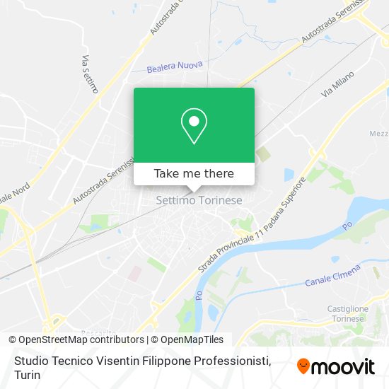 Studio Tecnico Visentin Filippone Professionisti map