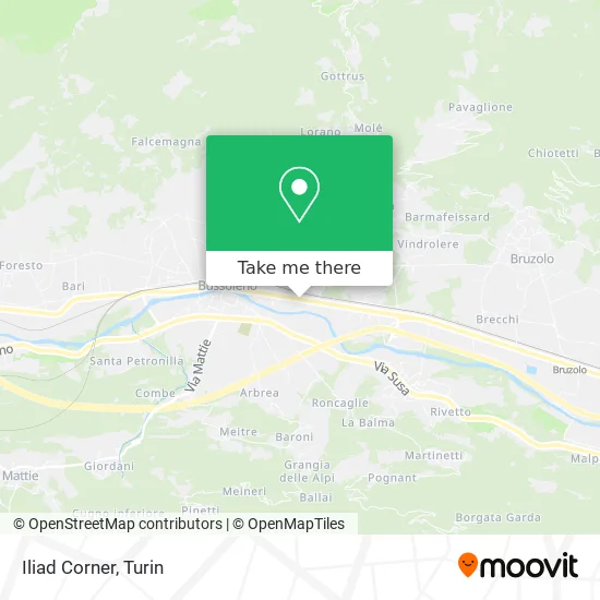 Iliad Corner map
