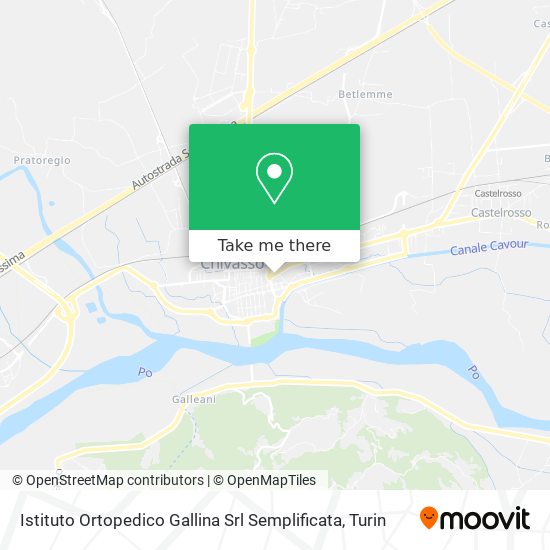 Istituto Ortopedico Gallina Srl Semplificata map