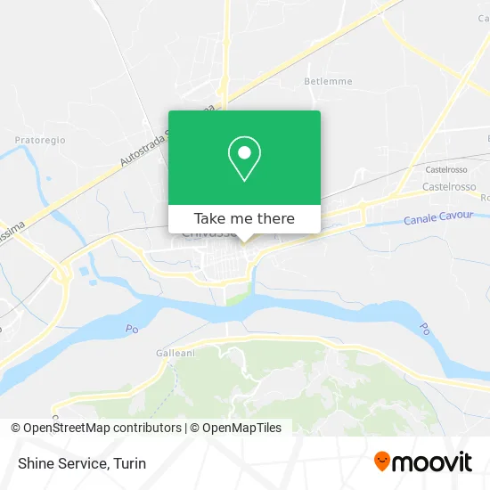 Shine Service map
