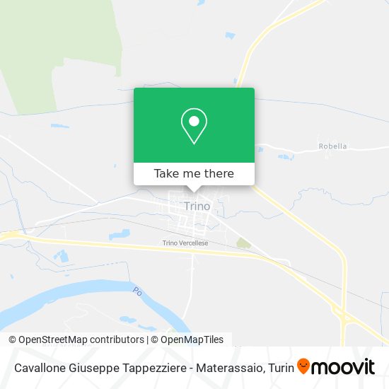 Cavallone Giuseppe Tappezziere - Materassaio map