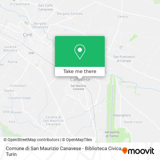 Comune di San Maurizio Canavese - Biblioteca Civica map