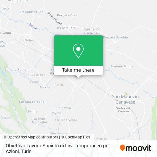 Obiettivo Lavoro Società di Lav. Temporaneo per Azioni map