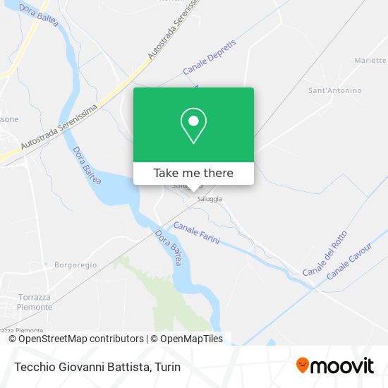 Tecchio Giovanni Battista map