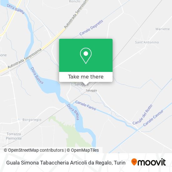 Guala Simona Tabaccheria Articoli da Regalo map