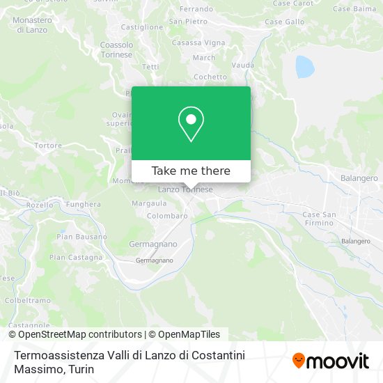 Termoassistenza Valli di Lanzo di Costantini Massimo map