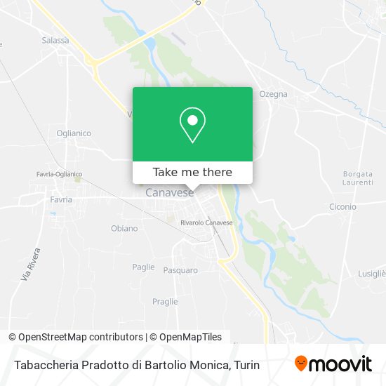 Tabaccheria Pradotto di Bartolio Monica map