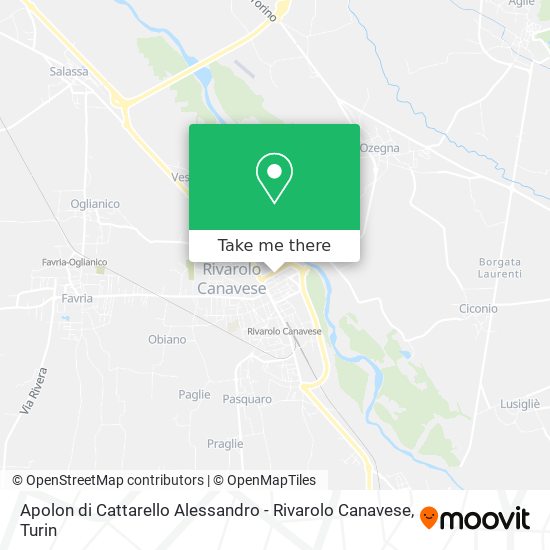 Apolon di Cattarello Alessandro - Rivarolo Canavese map