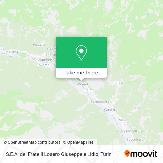 S.E.A. dei Fratelli Losero Giuseppe e Lidio map