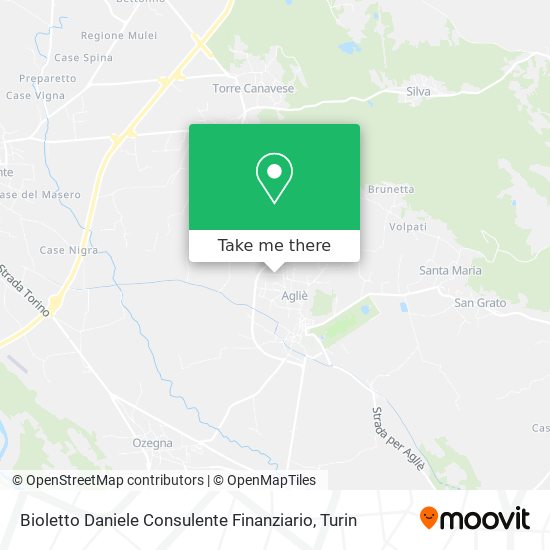 Bioletto Daniele Consulente Finanziario map