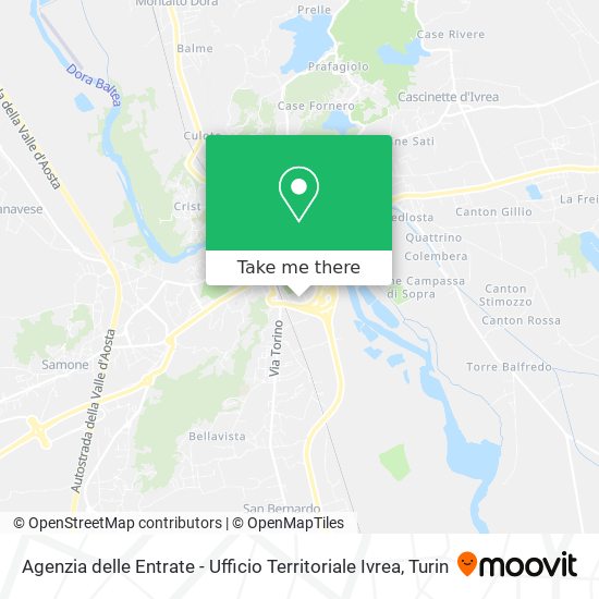 Agenzia delle Entrate - Ufficio Territoriale Ivrea map