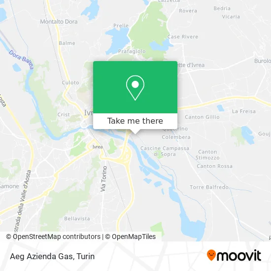 Aeg Azienda Gas map