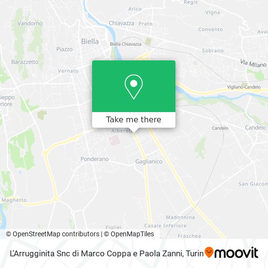L'Arrugginita Snc di Marco Coppa e Paola Zanni map