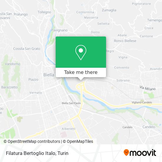 Filatura Bertoglio Italo map
