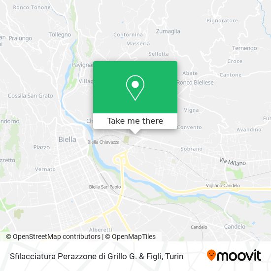 Sfilacciatura Perazzone di Grillo G. & Figli map