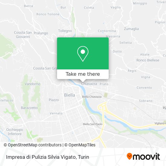 Impresa di Pulizia Silvia Vigato map