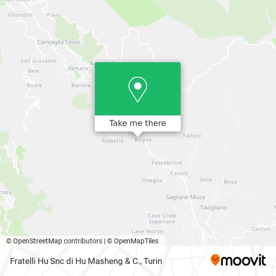 Fratelli Hu Snc di Hu Masheng & C. map