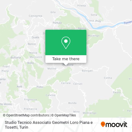 Studio Tecnico Associato Geometri Loro Piana e Tosetti map