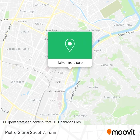 Pietro Giuria Street 7 map