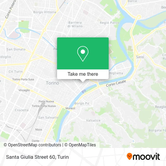 Santa Giulia Street 60 map