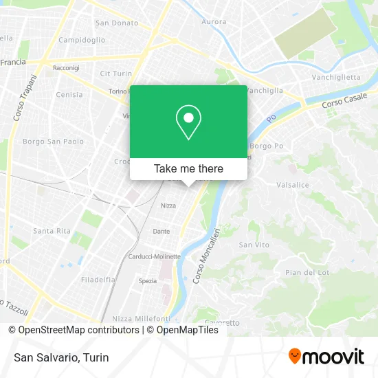 San Salvario map