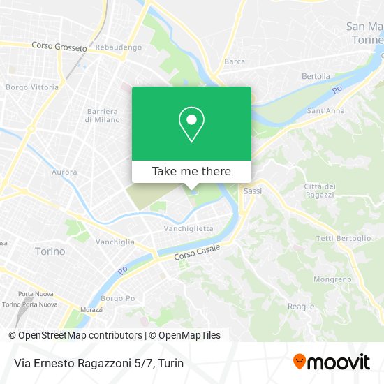 Via Ernesto Ragazzoni 5/7 map