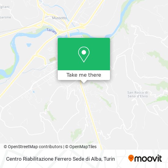 Centro Riabilitazione Ferrero Sede di Alba map