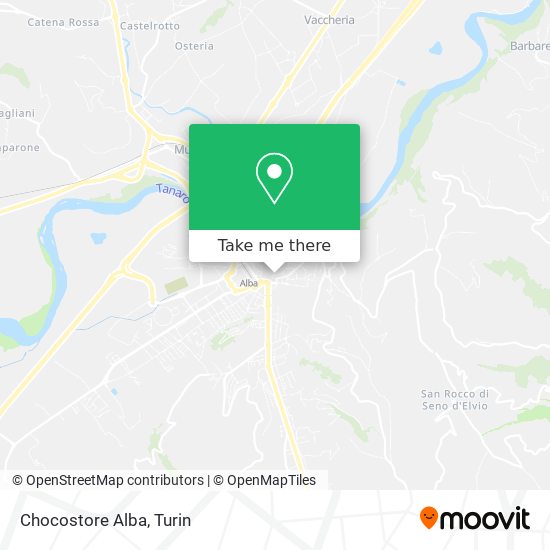 Chocostore Alba map